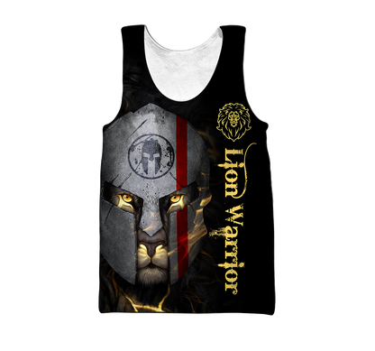 Spartan Lion Warrior 3D All Over Printed Unisex Shirts
