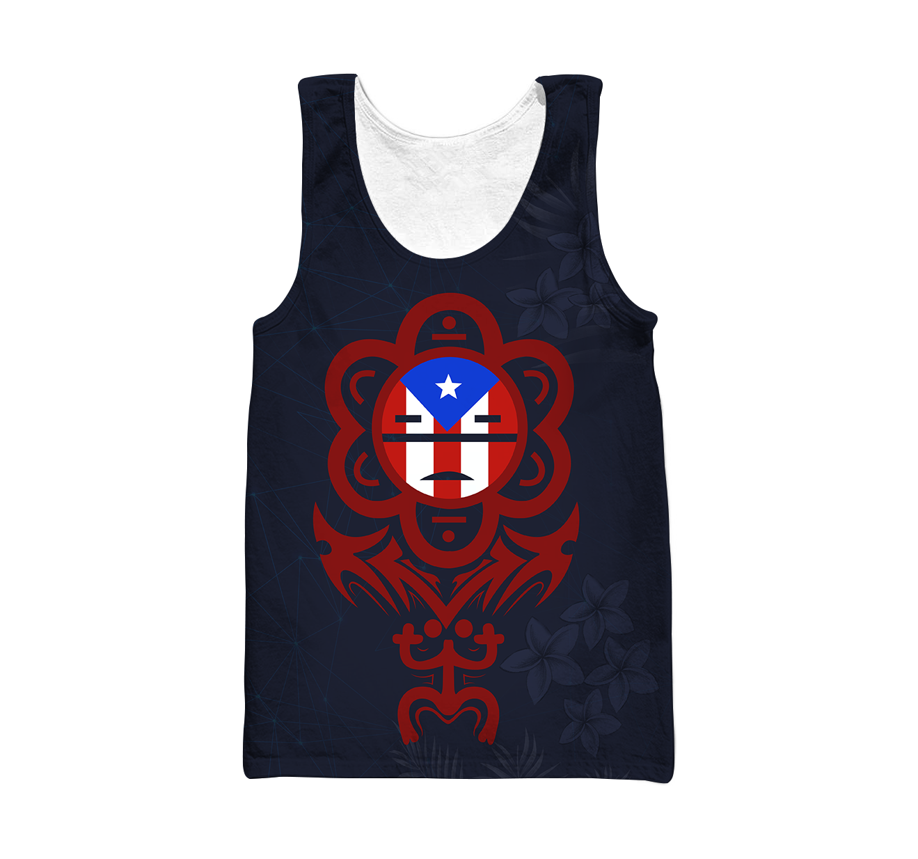 Puerto Rico Sol Taino All Over Print Shirts And Short NTN06202001-Apparel-TQH-Tank Top-S-Vibe Cosy™