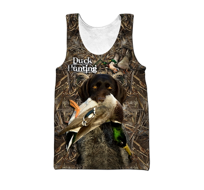 Personalized Name Hunting Camo 3D Unisex Shirts Duck Hunting Labrador Retriever