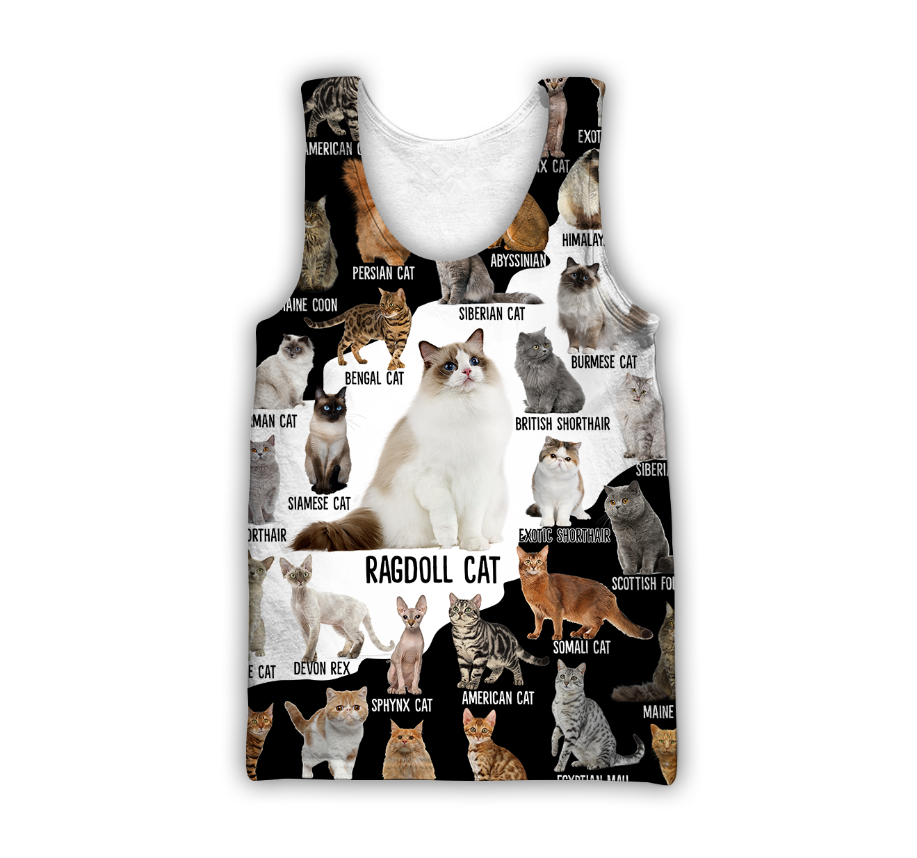 Love Cat Breeds World line premium hoodie sweatshirt