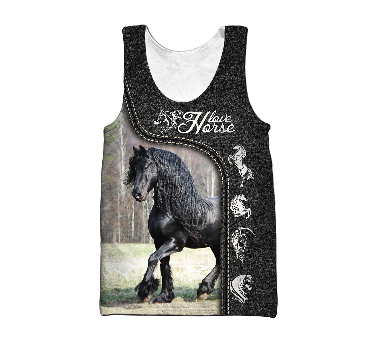 Love Horse 3D All Over Printed Shirts Pi220401 - Amaze Style™-Apparel