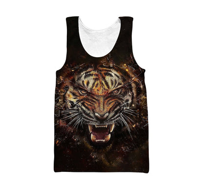 Power Tiger 3D All Over Printed Shirts For Men and Women NTN08212002