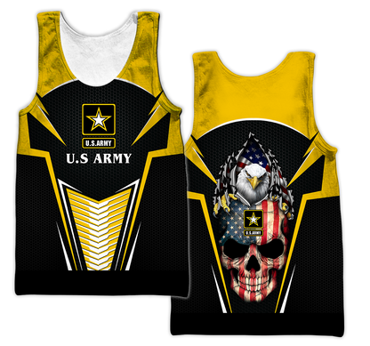 US ARMY SKULL 3d all over Print hoodies Pi270201 PL - Amaze Style™-Apparel
