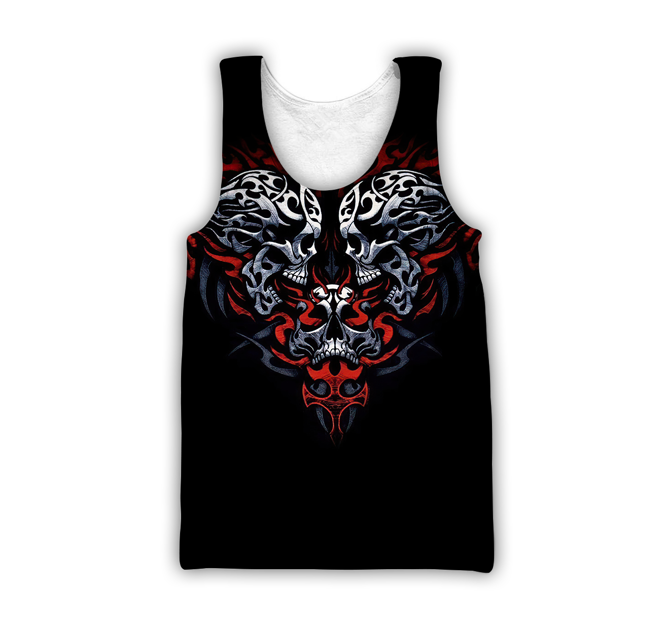 Premium Unisex All Over Printed Confronting Skulls Shirts MEI