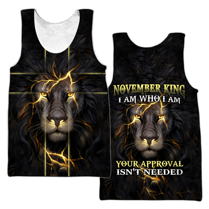 November King 3D All Over Printed Shirts Pi02102001S11