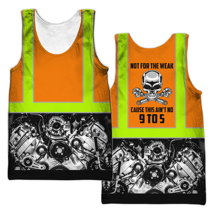 Mechanic Not For The Weak 3D All Over Printed Hoodie For Men and Women TN