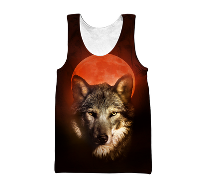 Wolf 3D All Over Print Hoodie T Shirt For Men and Women Pi04092005S