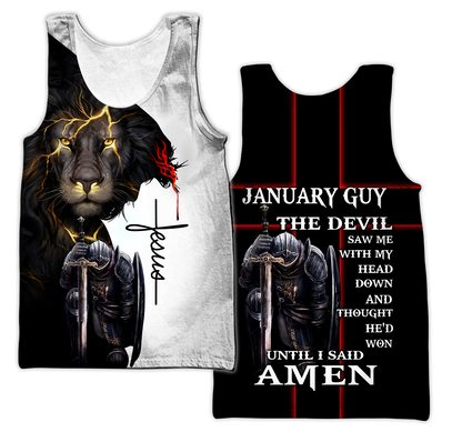January Guy- Until I Said Amen 3D All Over Printed Shirts For Men and Women Pi250501S1