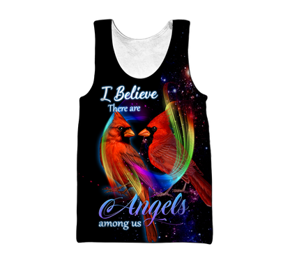 Cardinal Birds There are Angles among us shirts dress shorts for men and women