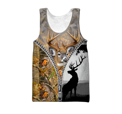 Deer Hunting 3D All Over Printed Shirts For Men HHT27082002-LAM