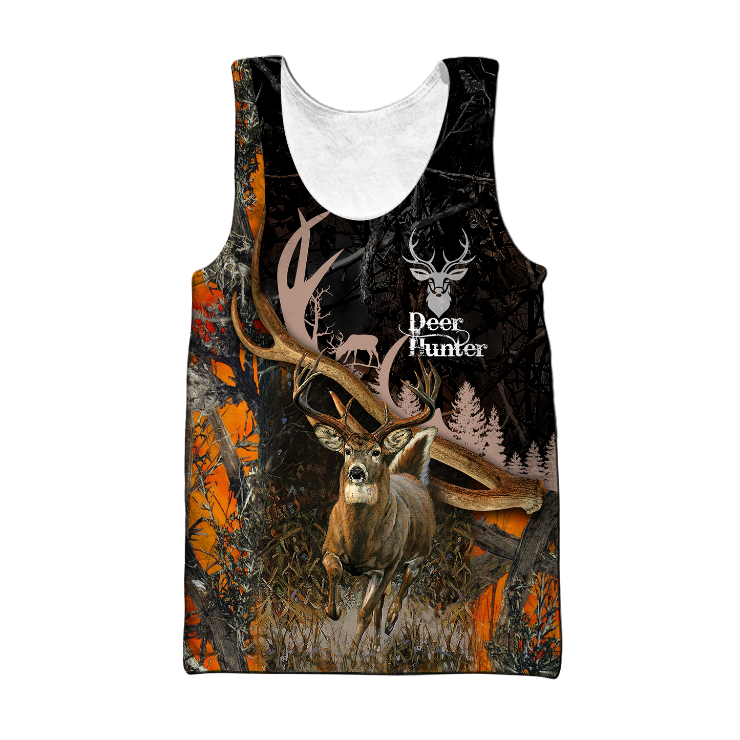 Premium Hunting Deer Black Camo Unisex Shirts