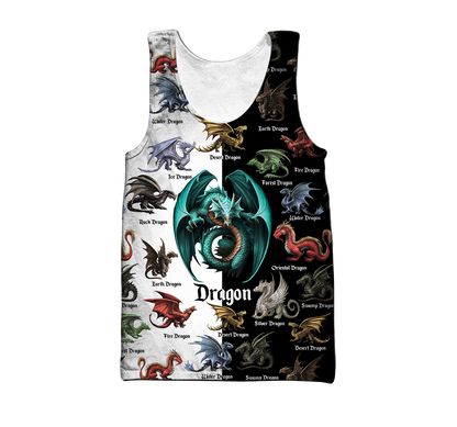 Dragon 3D All Over Printed Shirts For Men and Women VP22102001