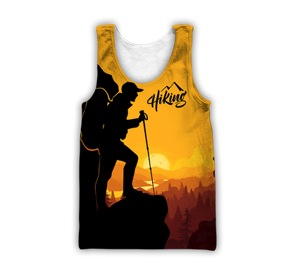 Hiking trails open sunset 3D all over printed shirts for men and women