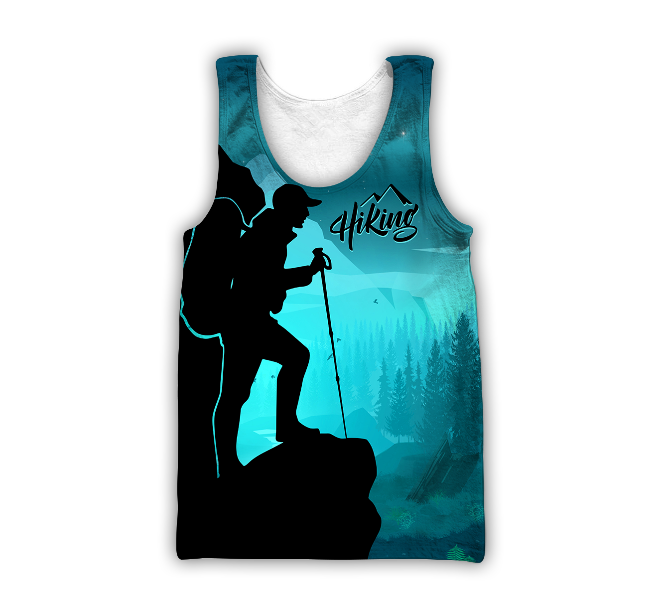 Hiking trails open mountain 3D all over printed shirts for men and women