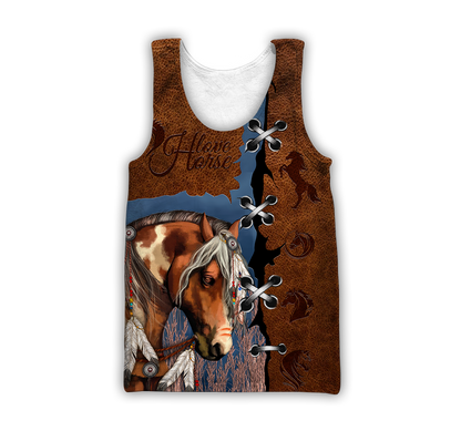 Brown Horse 3D All Over Printed Shirts TR1606201S