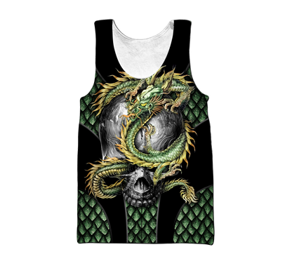 Skull dragon 3D all over printed for men and women HAC140803