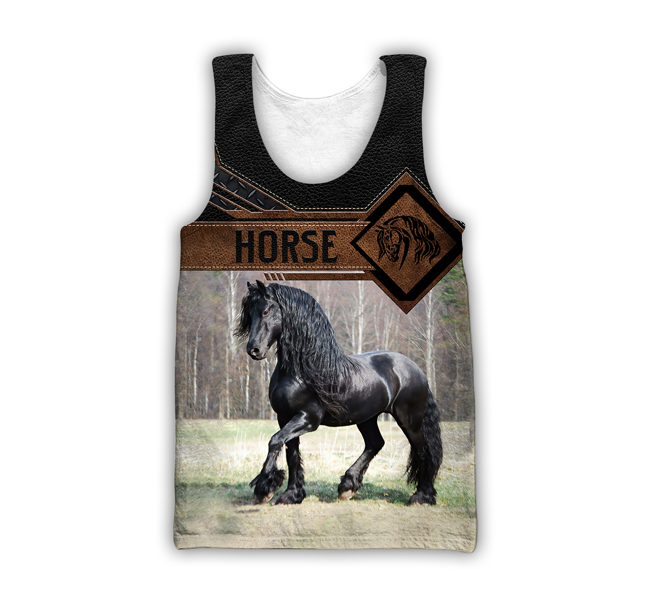 Premium Friesian Horse 3D All Over Printed Unisex Shirts