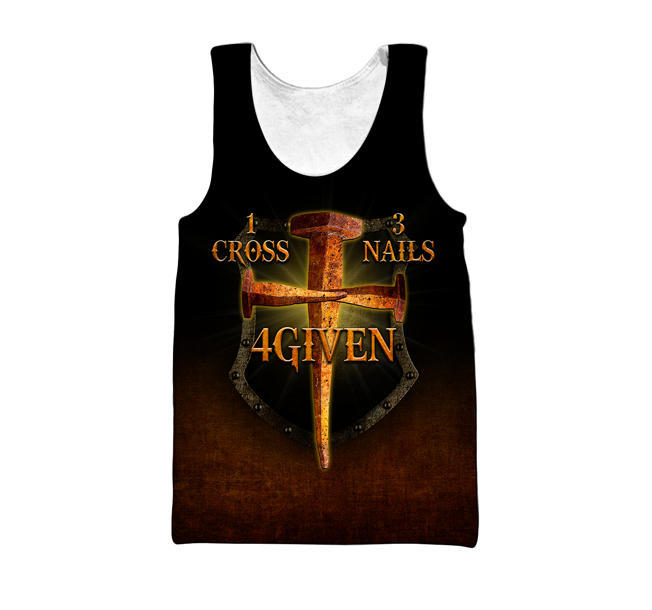 1 Cross 3 Nails 4 Given  3D All Over Printed Shirts For Men and Women Pi30062002