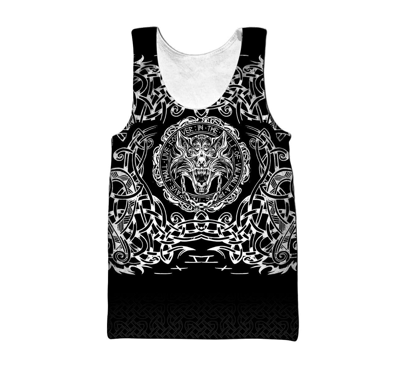 Fenrir Viking 3D Over Printed Hoodie for Men and Women-ML
