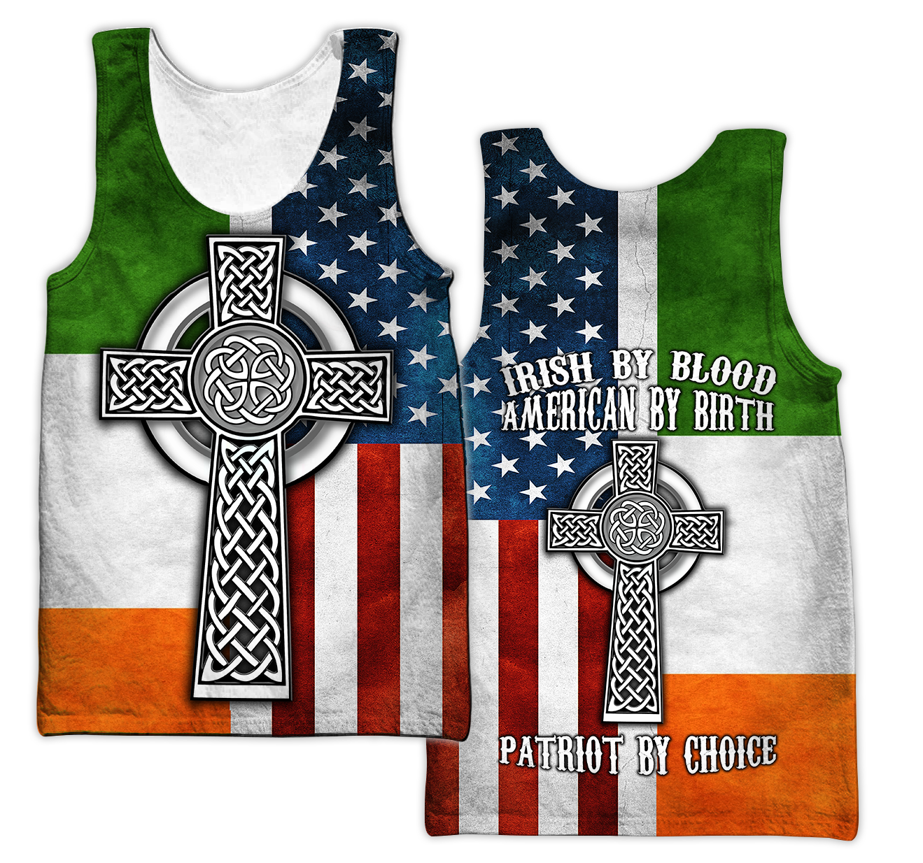 Irish By Blood American By Birth 3D All Over Printed Shirts For Men and Women DQB29102002