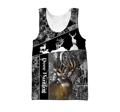 Huntaholic - Deer Hunting 3D All Over Printed Shirts For Men And Woman