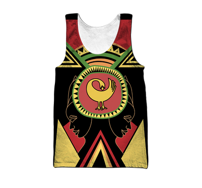 African Adinkra Sankofa Hoodie