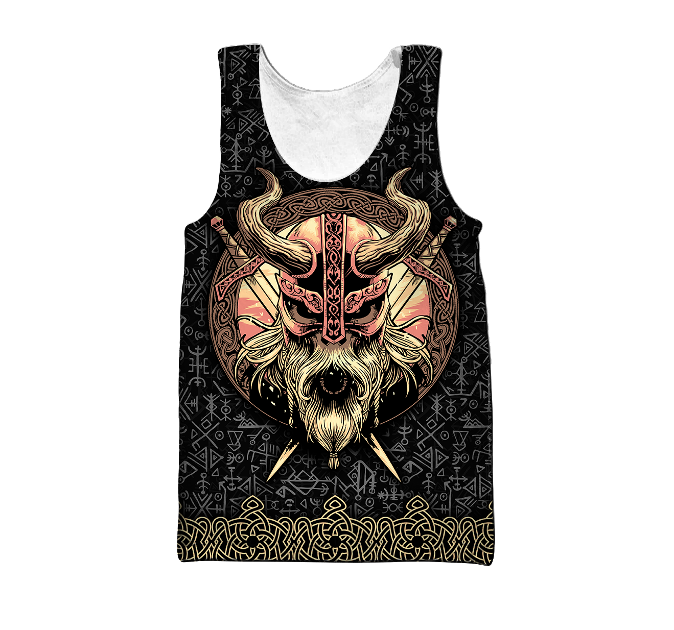 Love Skull Viking 3D all over printed for man and women QB06062004