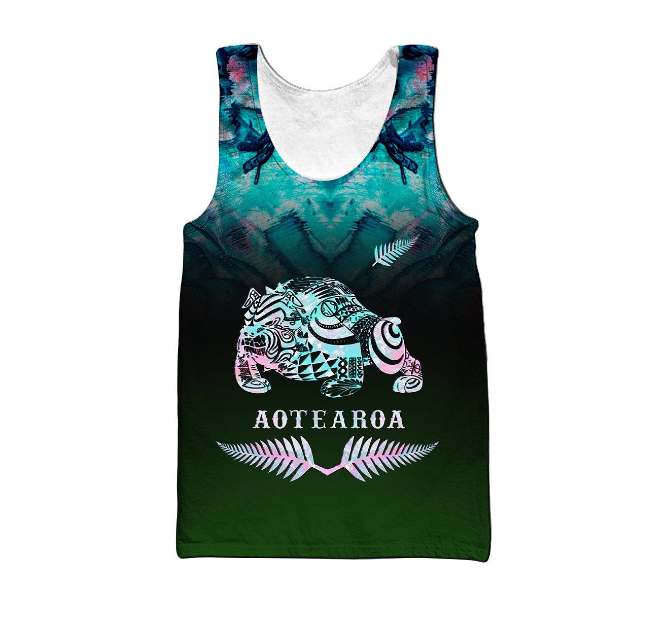 New zealand maori bulldog tattoo paua 3d all over printed shirt and short for man and women