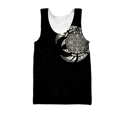 Aztec Mayan Tatoo 3D All Over Printed Shirts For Men and Women