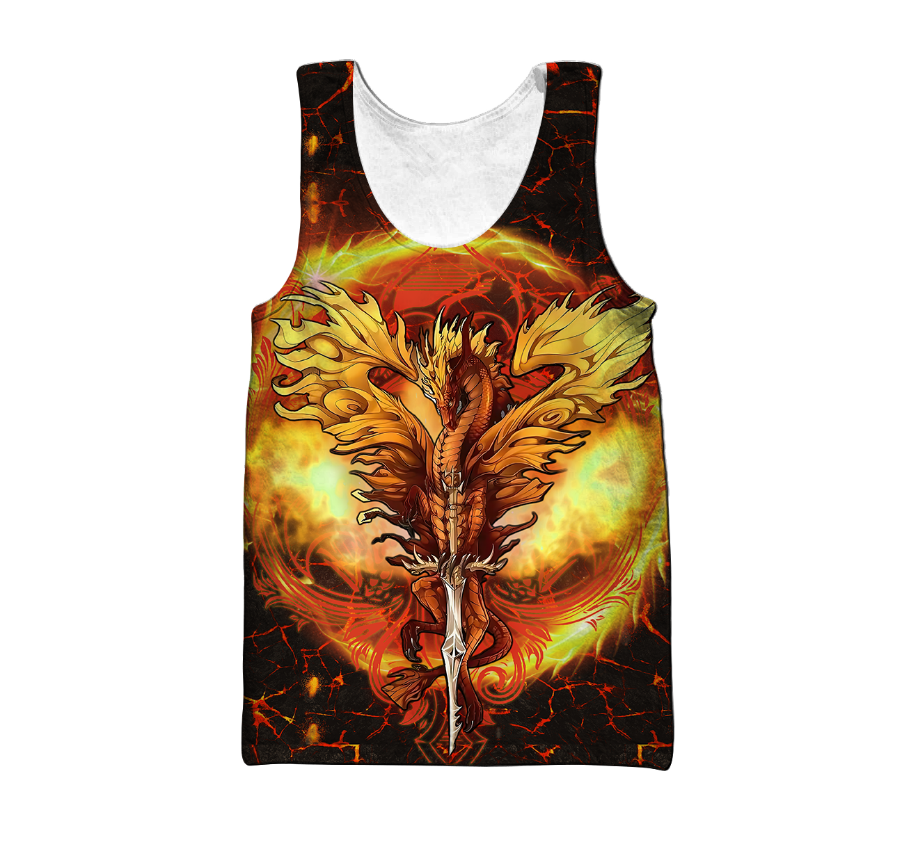 Fire Dragon Over Printed TP