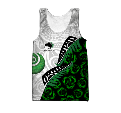 Maori pounamu jade 3d all over printed shirt and short for man and women