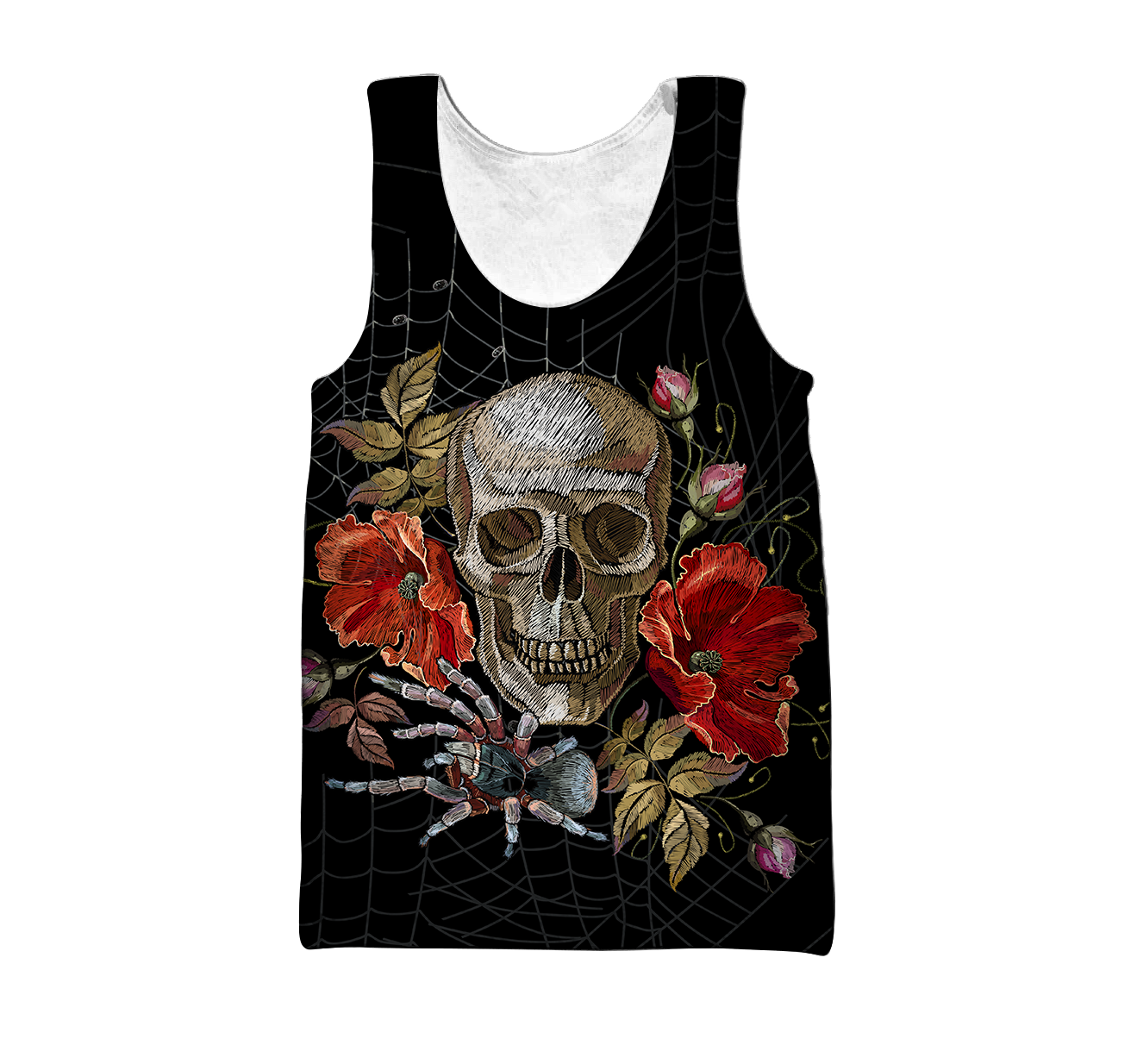 Love Skull red 3D all over printed for man and women QB06042001