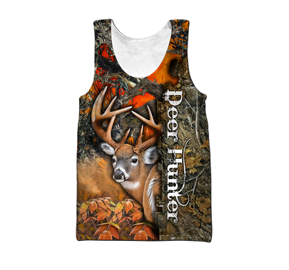 Deer Hunter Orange Camo Unisex Shirts