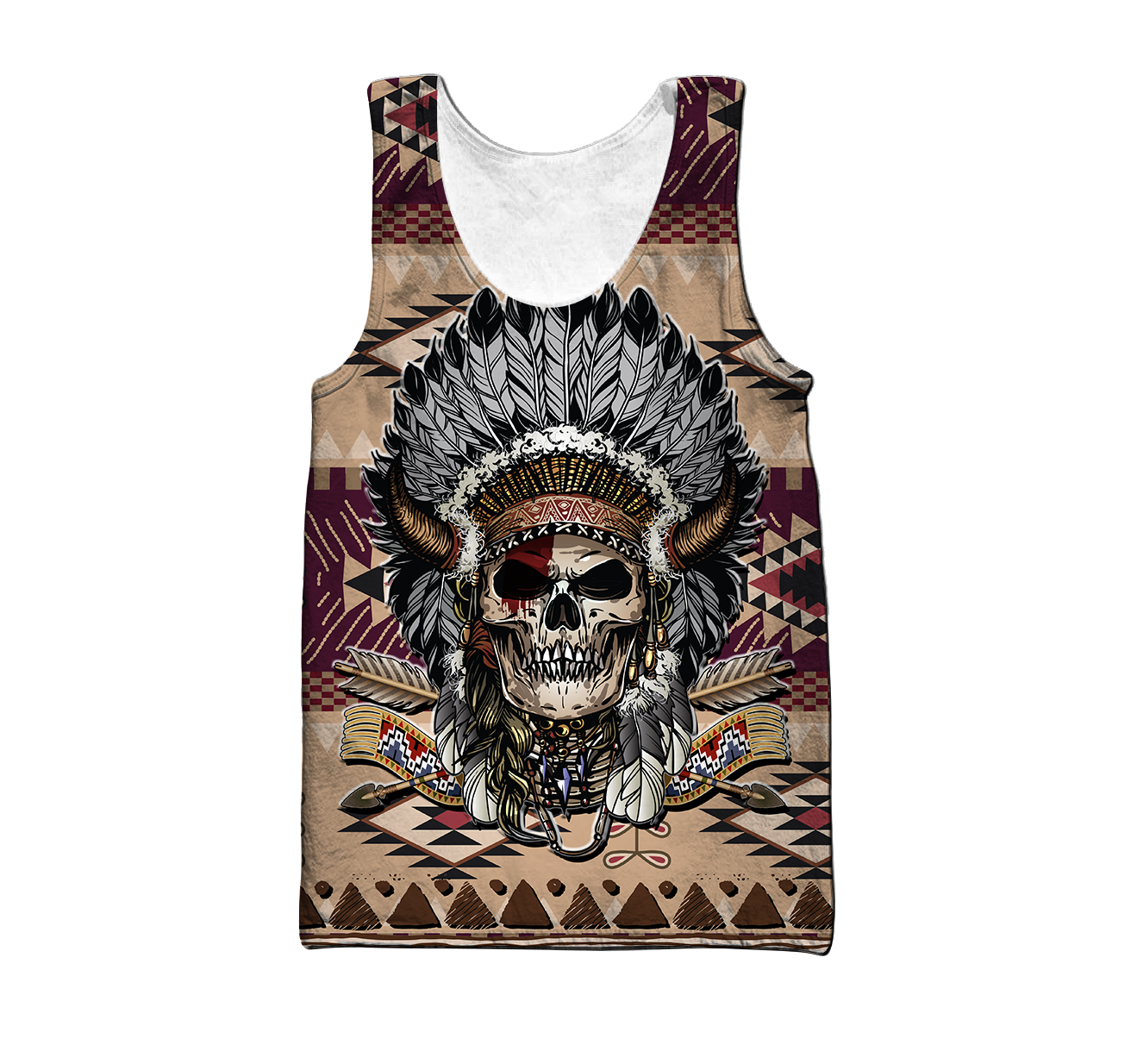 Love Skull native 3D all over printed for man and women QB06062004