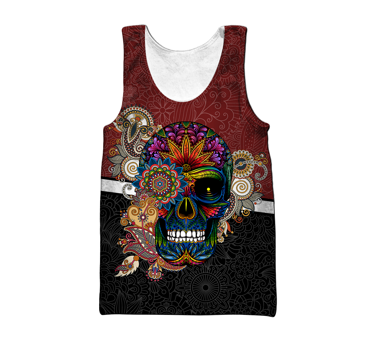 Love Sugar Skull 3D all over printed for man and women QB05122003 - Amaze Style™-Apparel