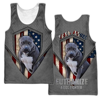 Save A Pit Bull Euthanize A Dog Fighter Hoodie Shirt for Men and Women TN05102004