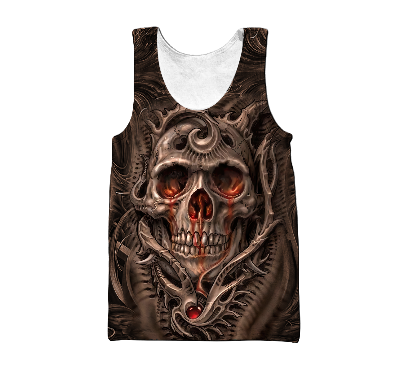 Premium Unisex All Over Printed Skull Shirts MEI