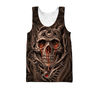 Premium Unisex All Over Printed Skull Shirts MEI