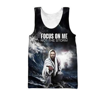 Focus On Me Not The Storm 3D All Over Printed Shirts