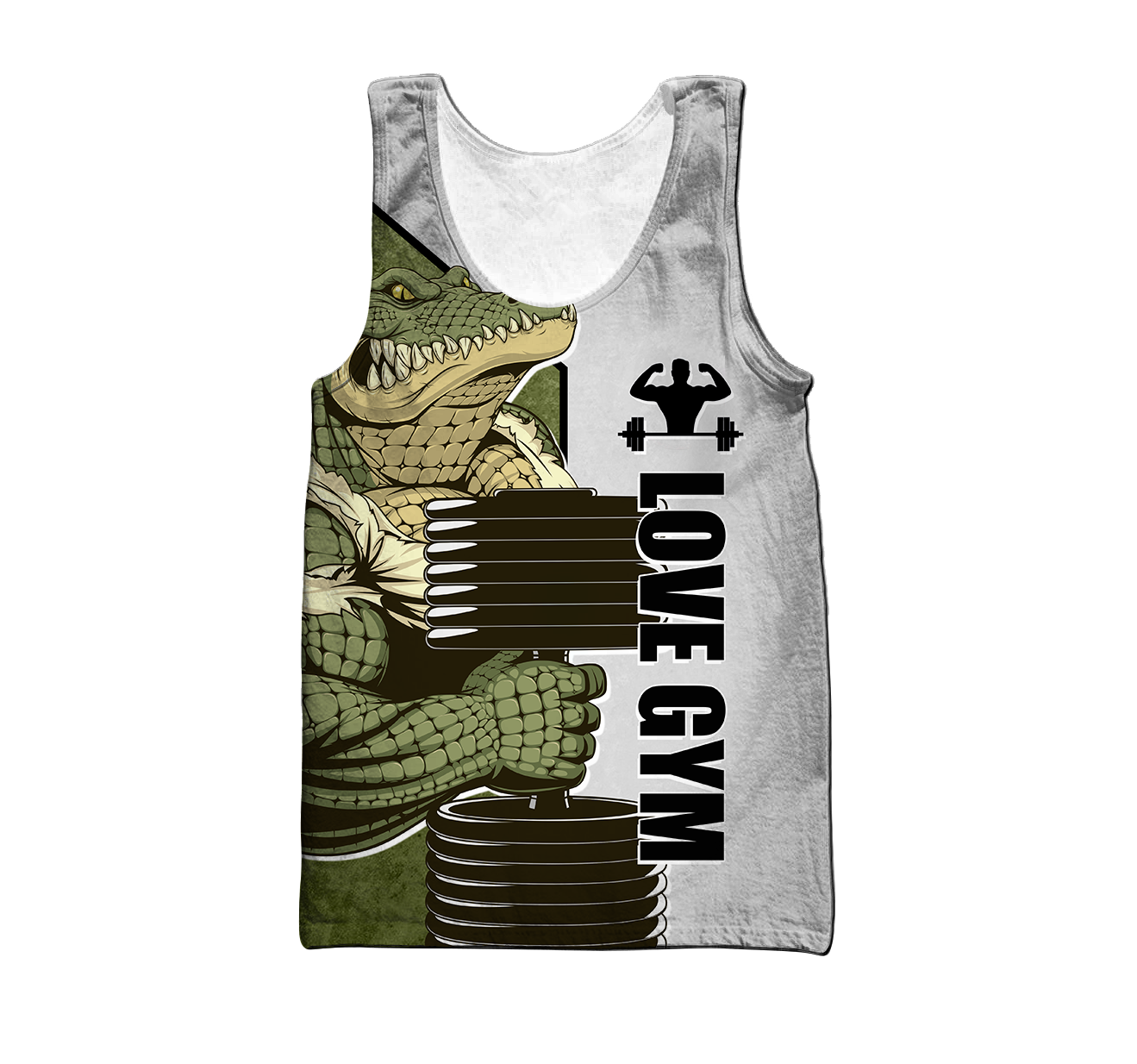 Premium Gym Crocodile 3d All Over Printed