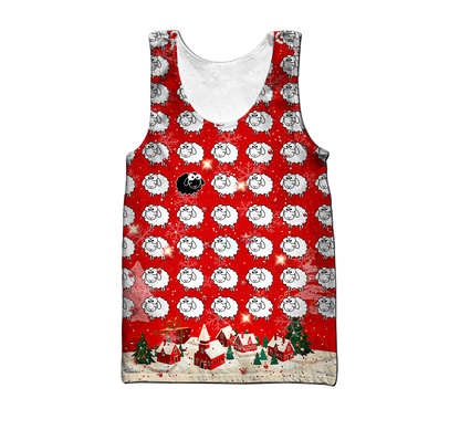 Sheep Whisperer Merry Christmas 3D All Over Printed Shirts For Men And Woman
