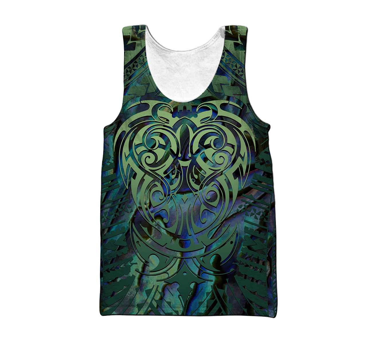 Maori hei matau paua shell  3d all over printed shirt and short for man and women