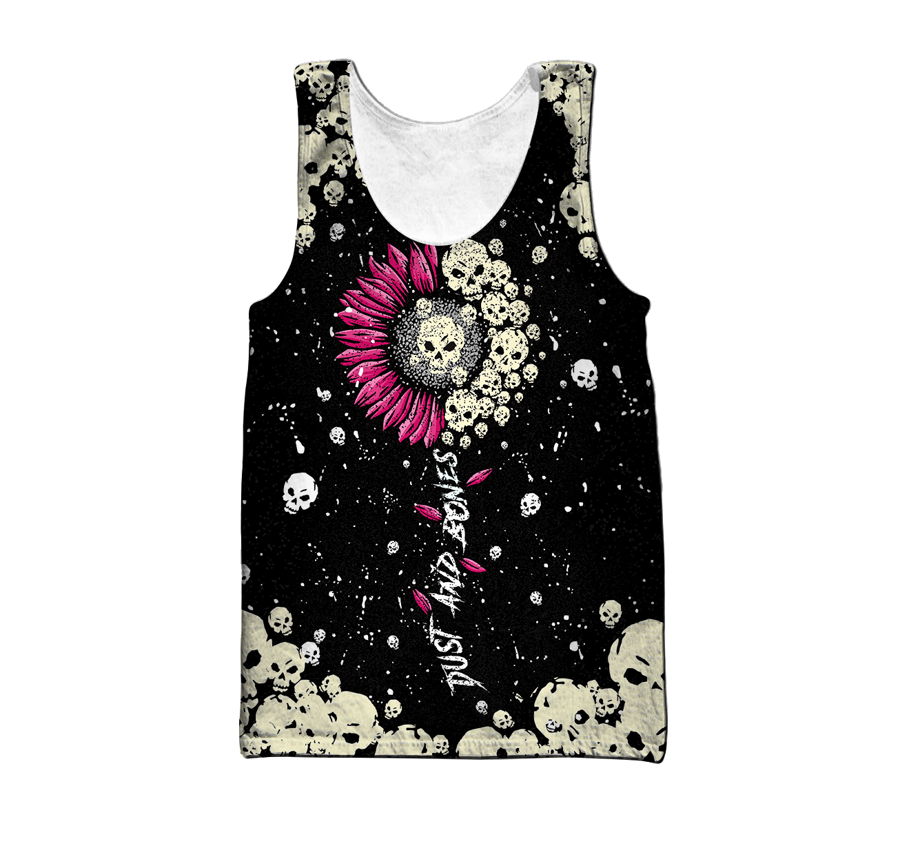 Love Sun Flower And Skull 3D all over for man and women QB05162002 - Amaze Style™-Apparel