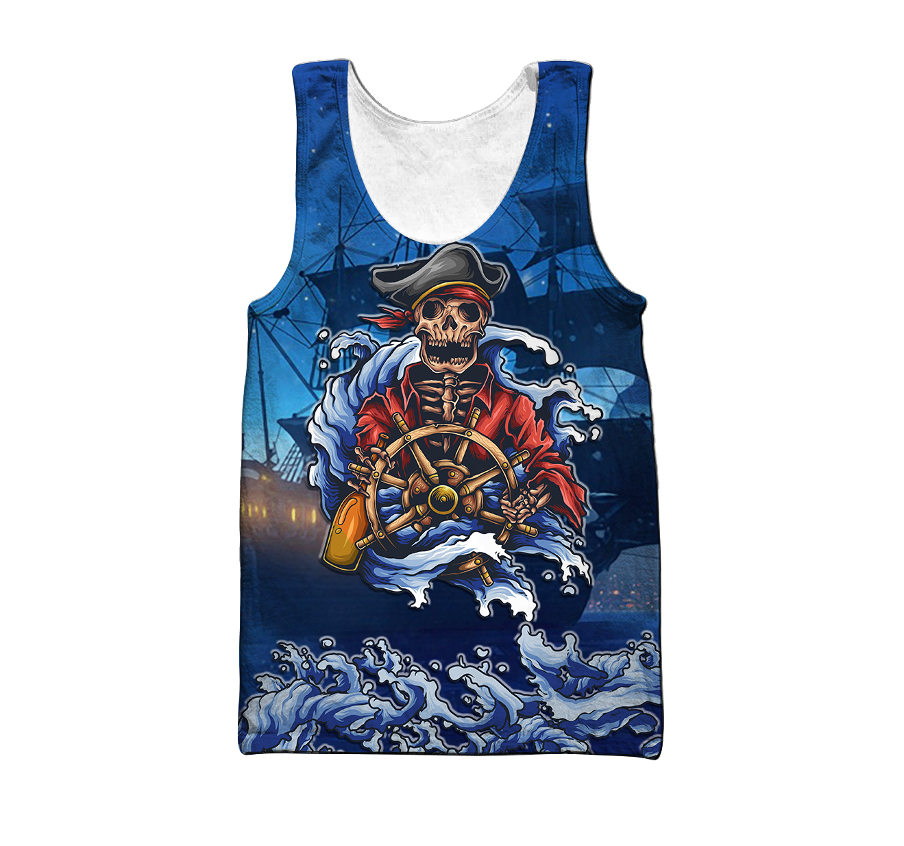 Love Skull pirates 3D all over printed for man and women QB06092001