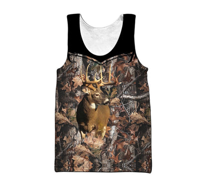Personalized Name Hunting Camo Deer Hunter 3D Unisex Shirts