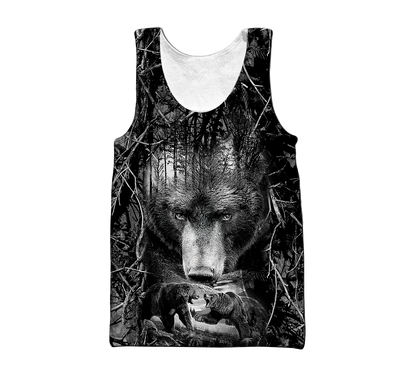 Premium Bear Hunter Camo Unisex Shirts