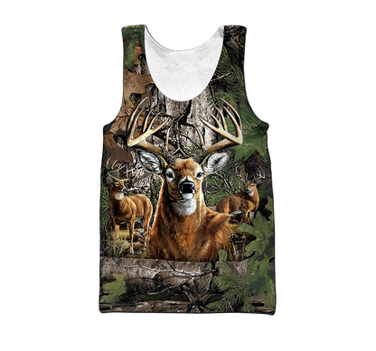 Personalized Name Deer Hunter 3D All Over Print Unisex Shirts