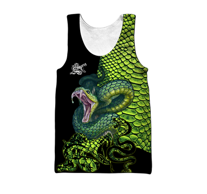 Snake 3D All Over Printed Unisex Shirt