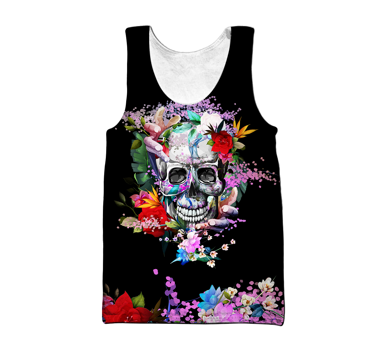 Rose Love Skull 3D all over printed for man and women QB05252003 - Amaze Style™-Apparel