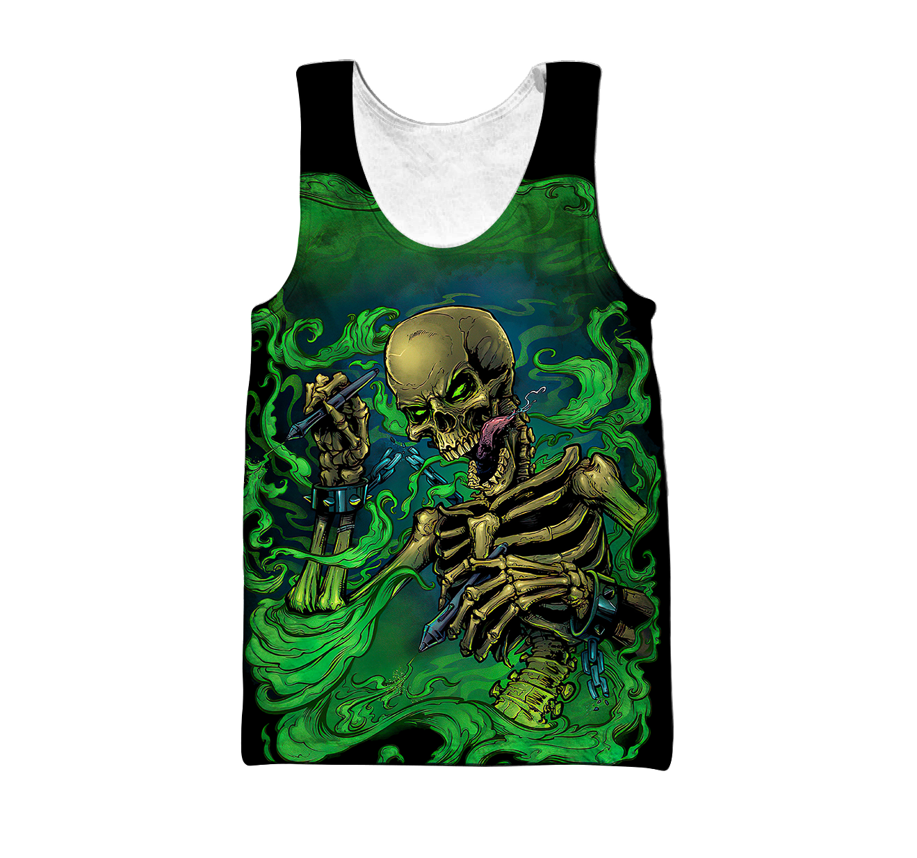Skull get high 3D all over printed for man and women